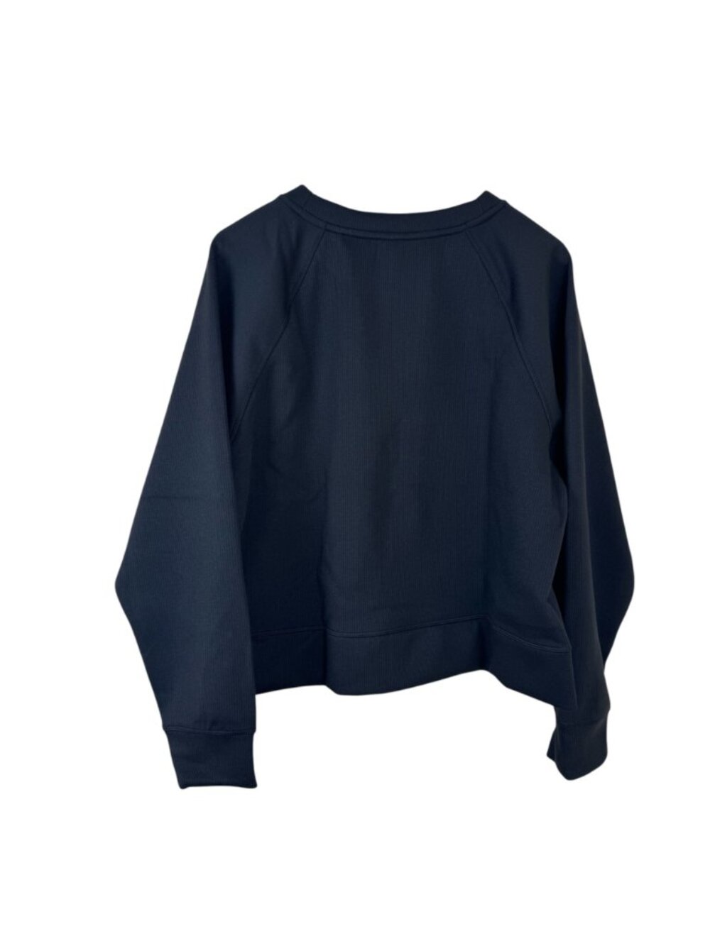 DKNY Sport Black Sweatshirt NEW Women's Large Ribbed Boxy Casual Athleisure Fun - Picture 3 of 8
